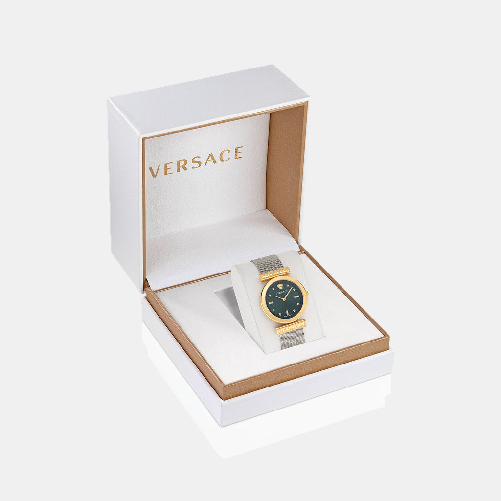 Versace Stainless Steel Round watch