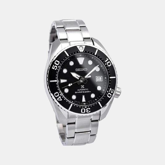 Prospex Male Black Analog Stainless Steel Automatic Watch SPB101J1