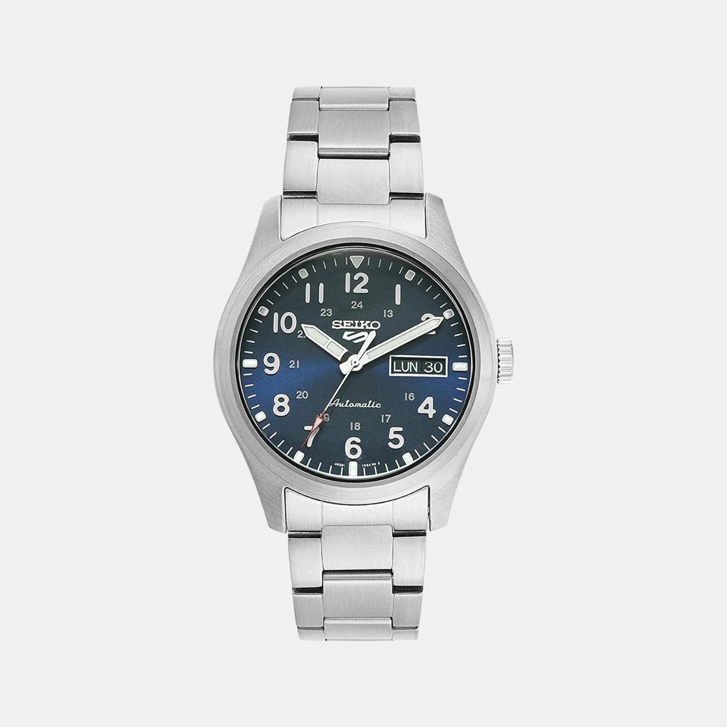 Male Blue Analog Stainless Steel Automatic Watch SRPG29K1
