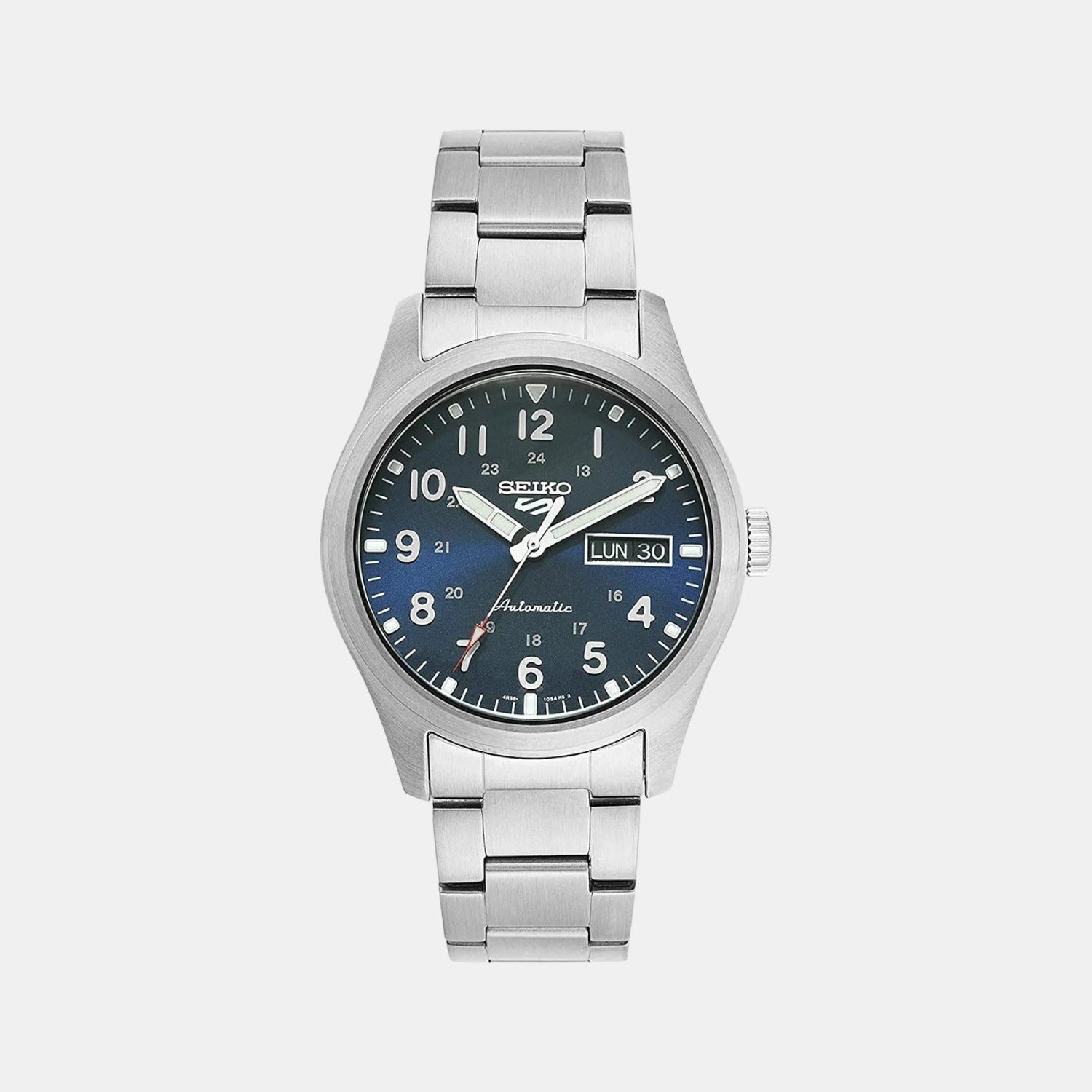 Seiko Round Blue Analog watch