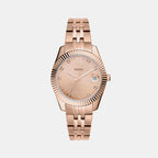 Fossil Round Rose Gold Analog watch