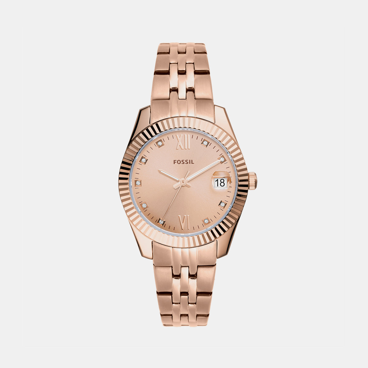Fossil Round Rose Gold Analog watch