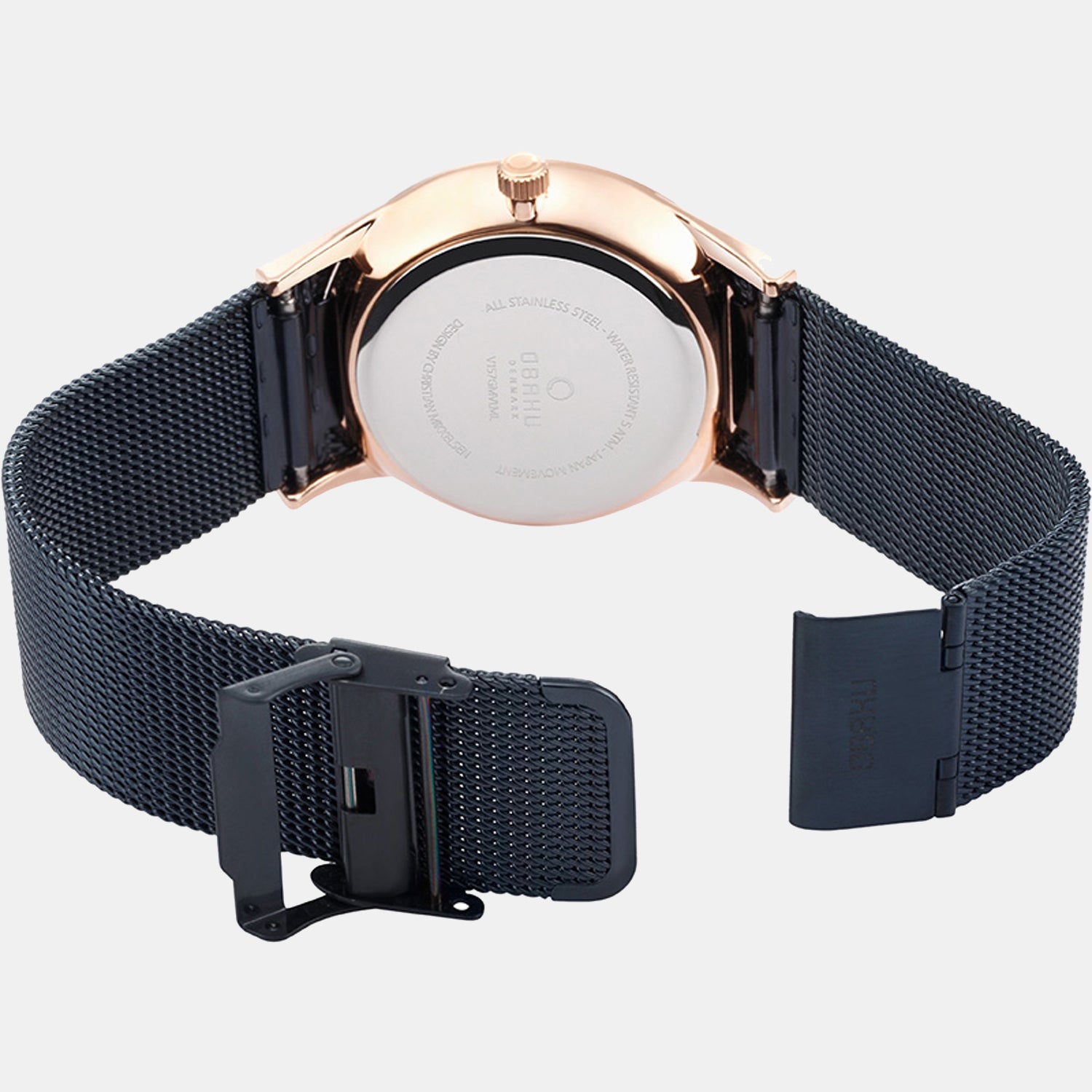 Obaku Men Round Blue watch