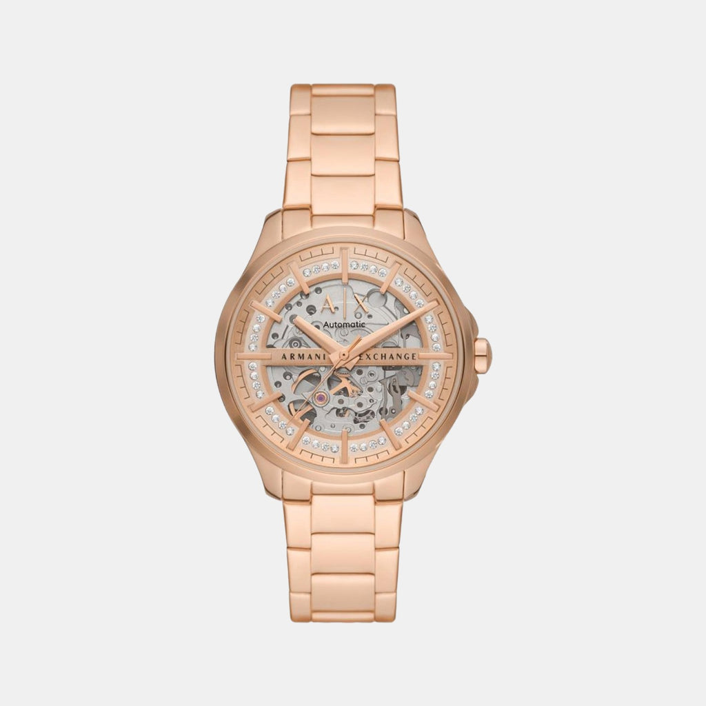 Armani Exchange Round Rose Gold Analog watch