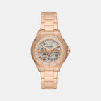 Armani Exchange Round Rose Gold Analog watch