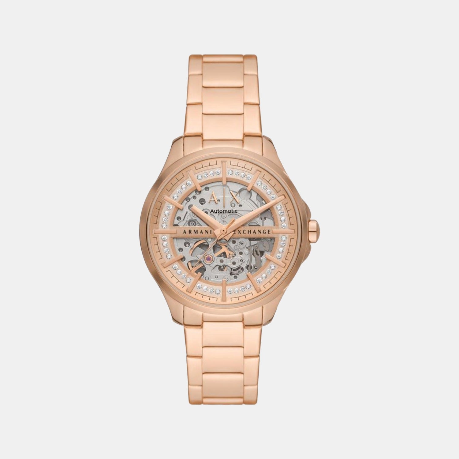 Armani Exchange Round Rose Gold Analog watch