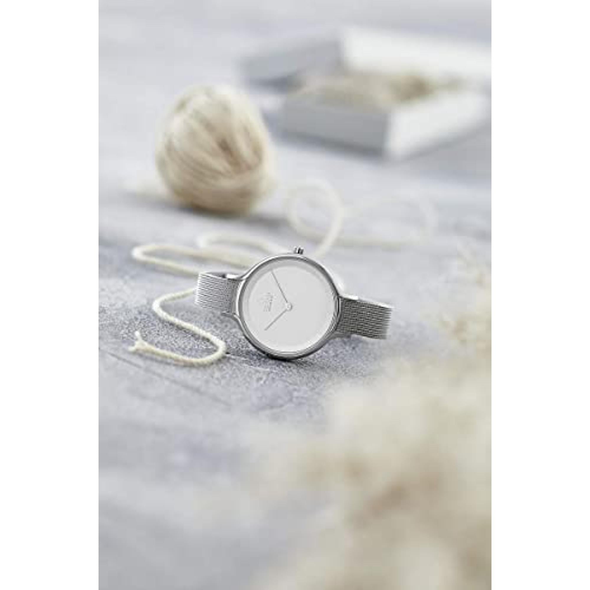 Kyst-Steel Women Quartz White Dial Analog Stainless Steel Watch V228LXCIMC