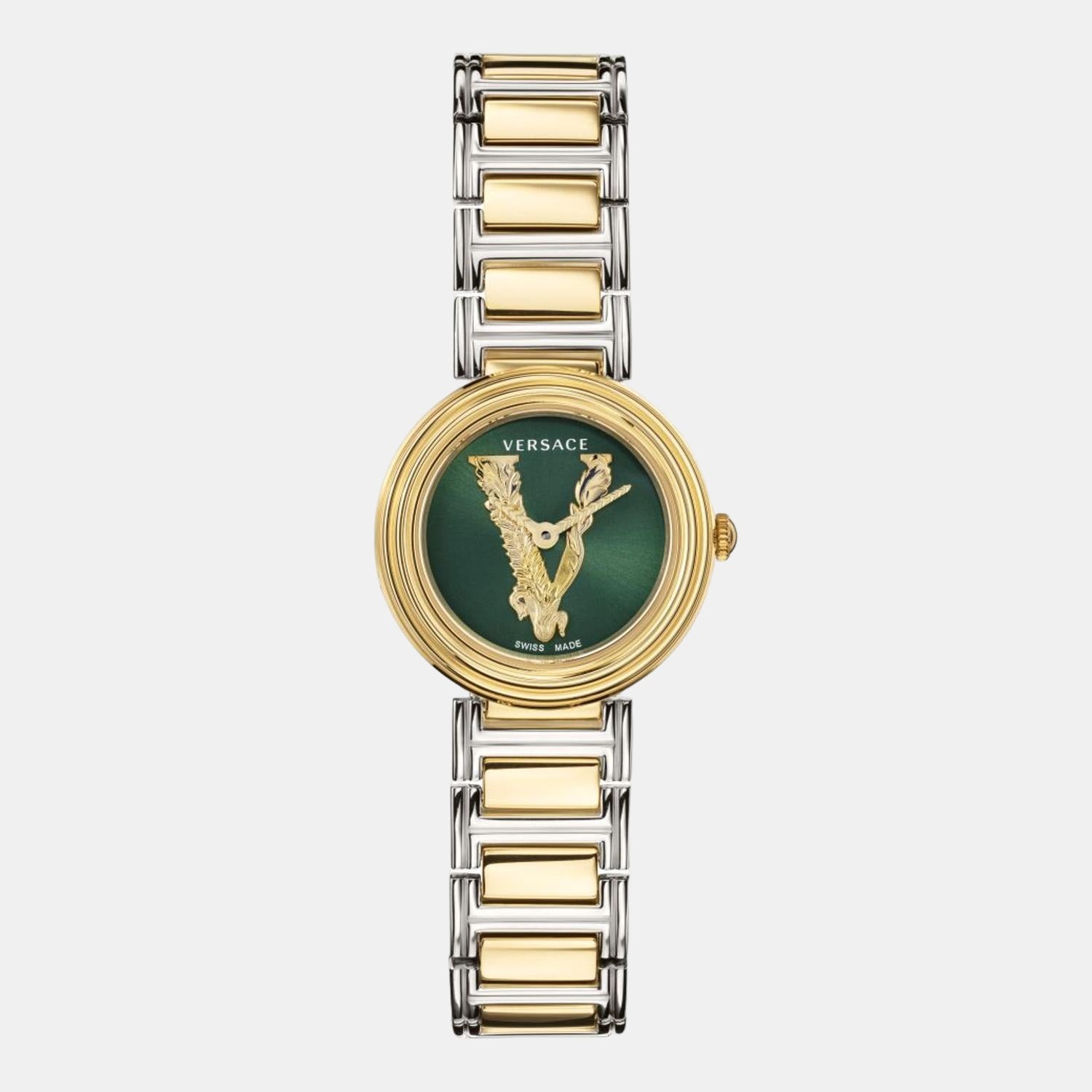 Versace Stainless Steel Round watch