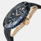 Men Quartz Blue Dial Analog Silicone Watch BN0196-01L