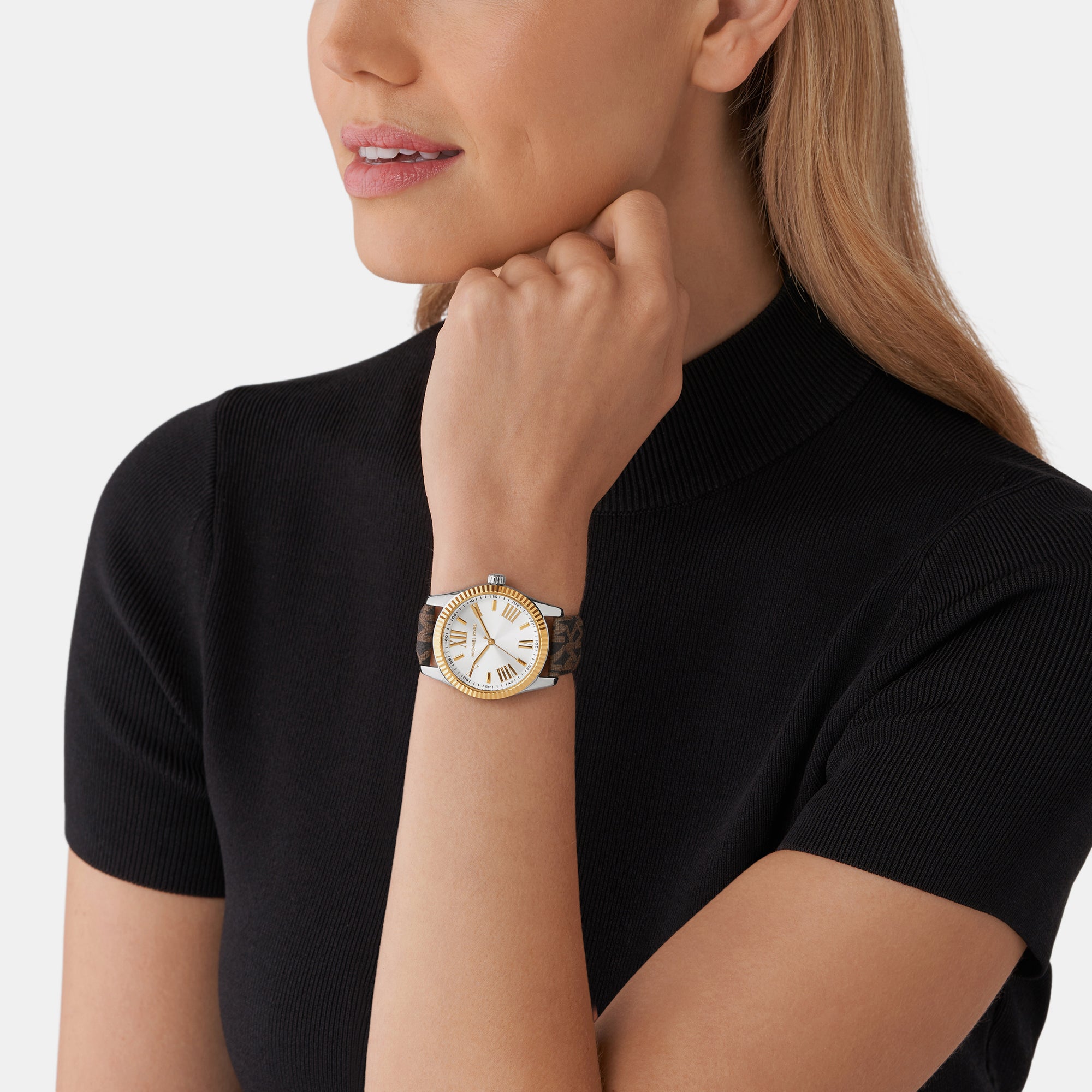 Michael Kors Round Quartz Analog Women watch