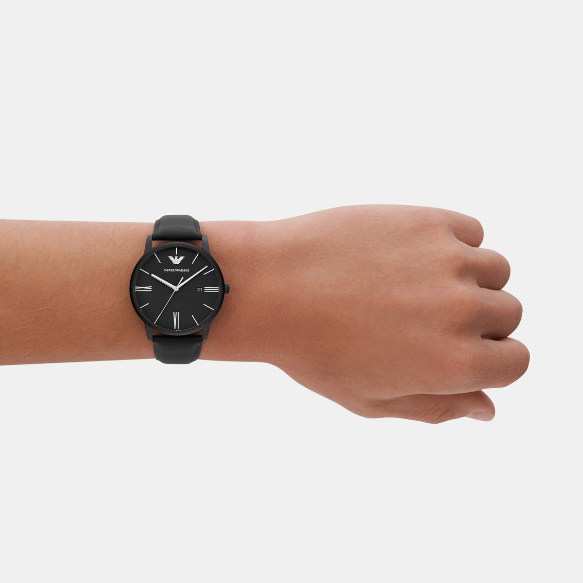 Emporio Armani Round Quartz Analog Men watch