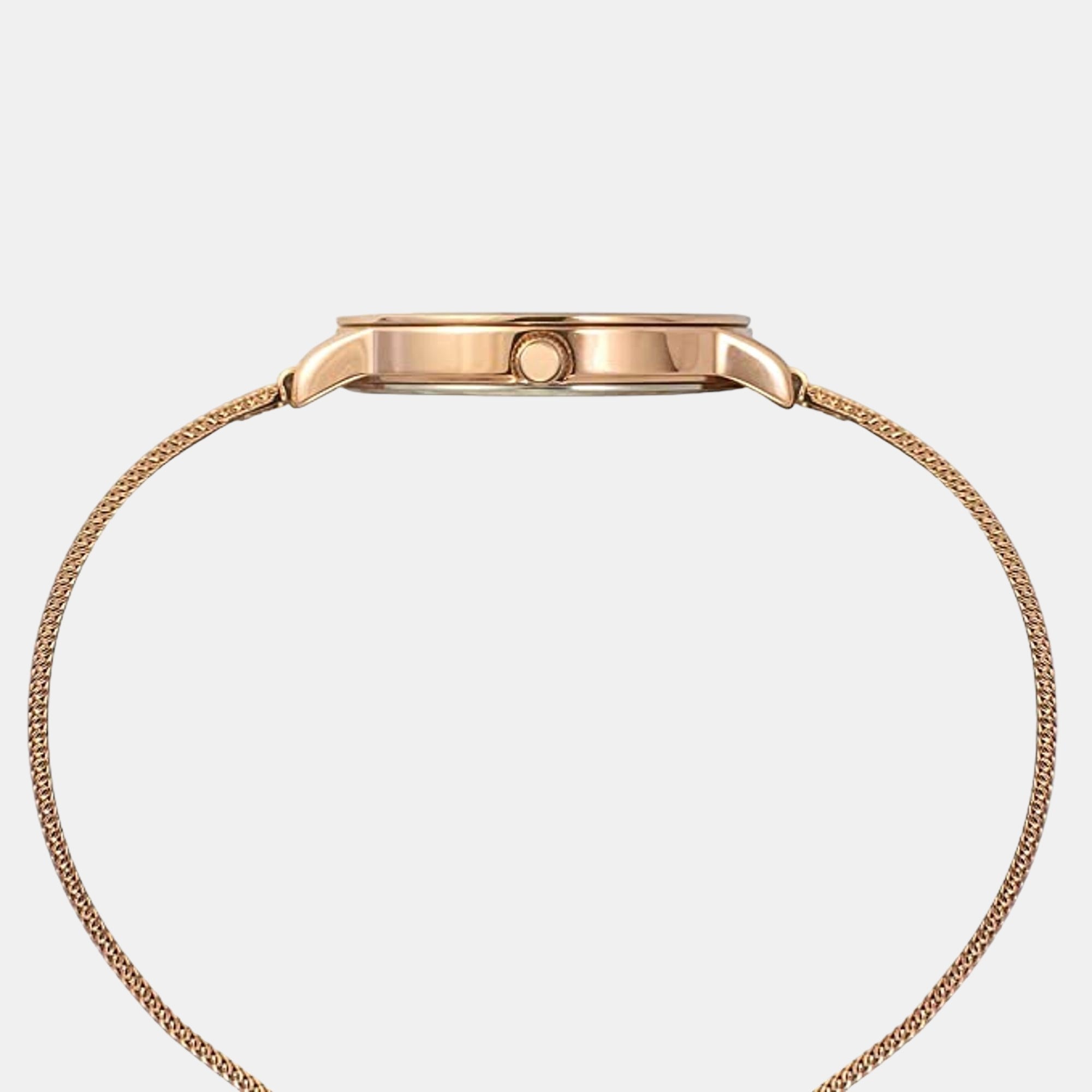 Fashion Women Quartz Mother Of Pearl Dial Analog Stainless Steel Watch TWEL15607