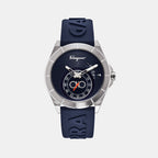 Ferragamo Round Blue Analog watch