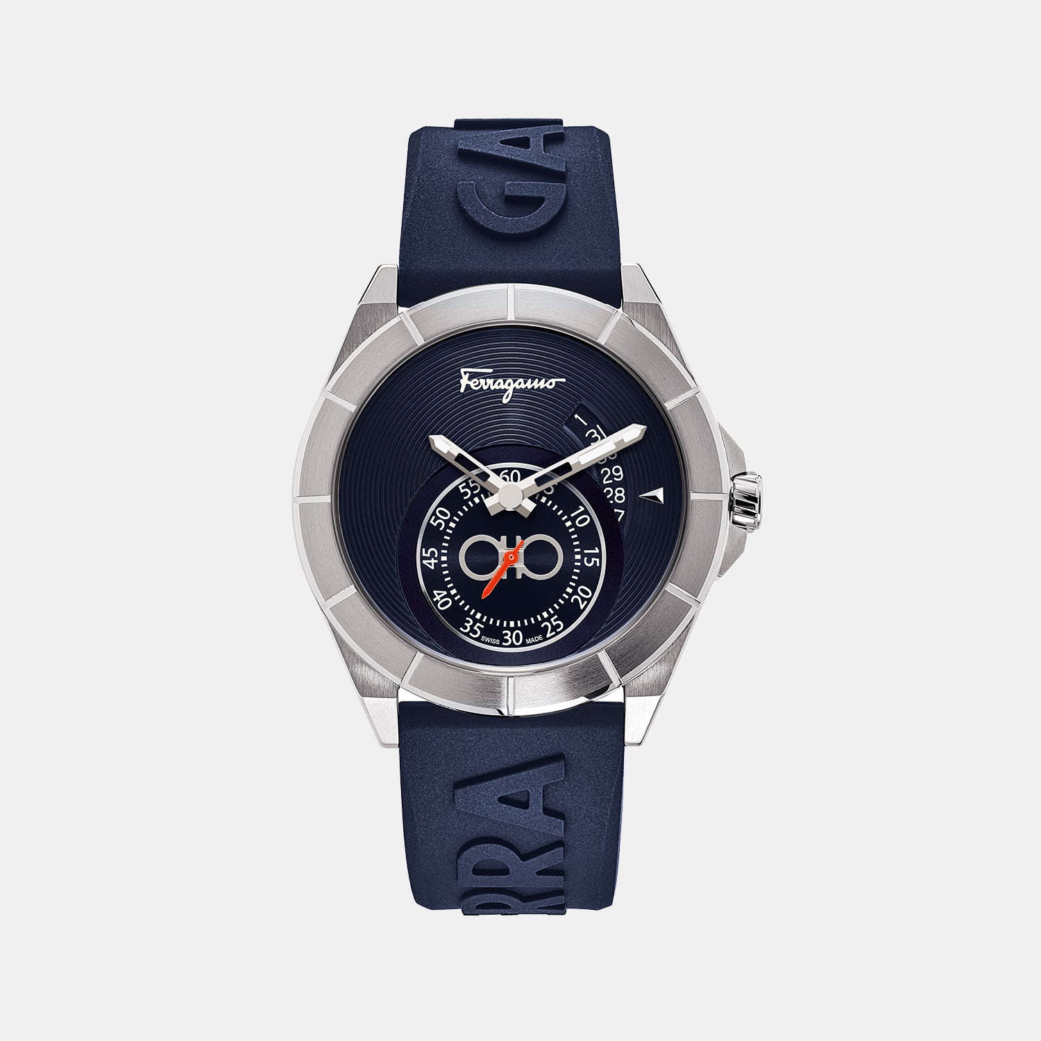 Ferragamo Round Blue Analog watch