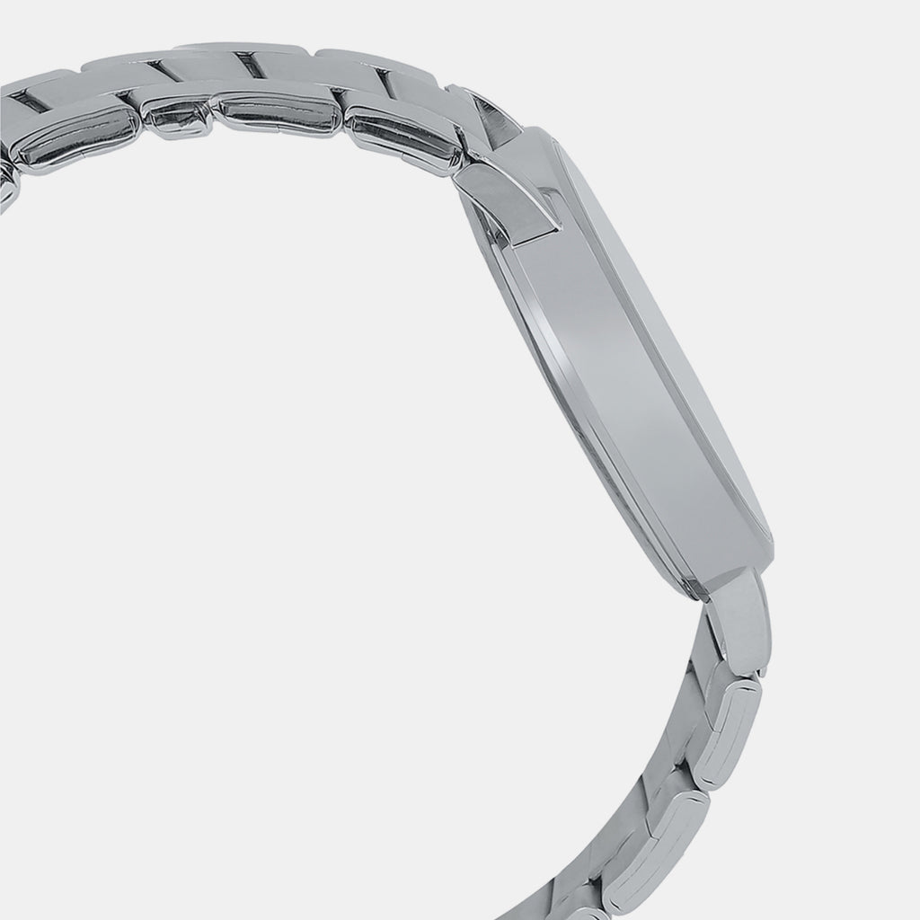 Casio Men Round Silver watch