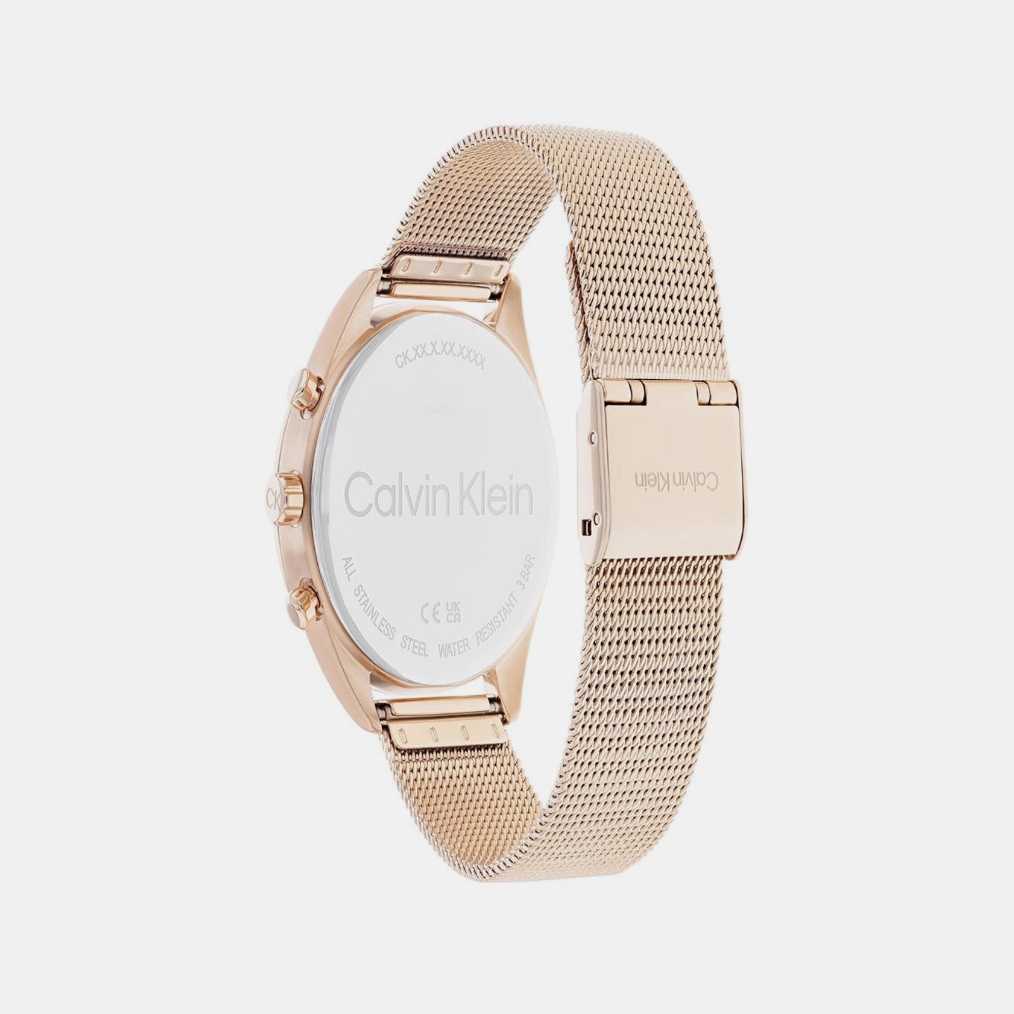 Calvin Klein Women Round Blush watch