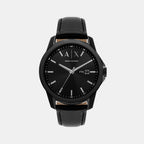 Armani Exchange Round Black Analog watch