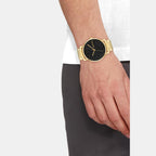 Ck Slate Men Quartz Black Dial Analog Stainless Steel Watch 25200257