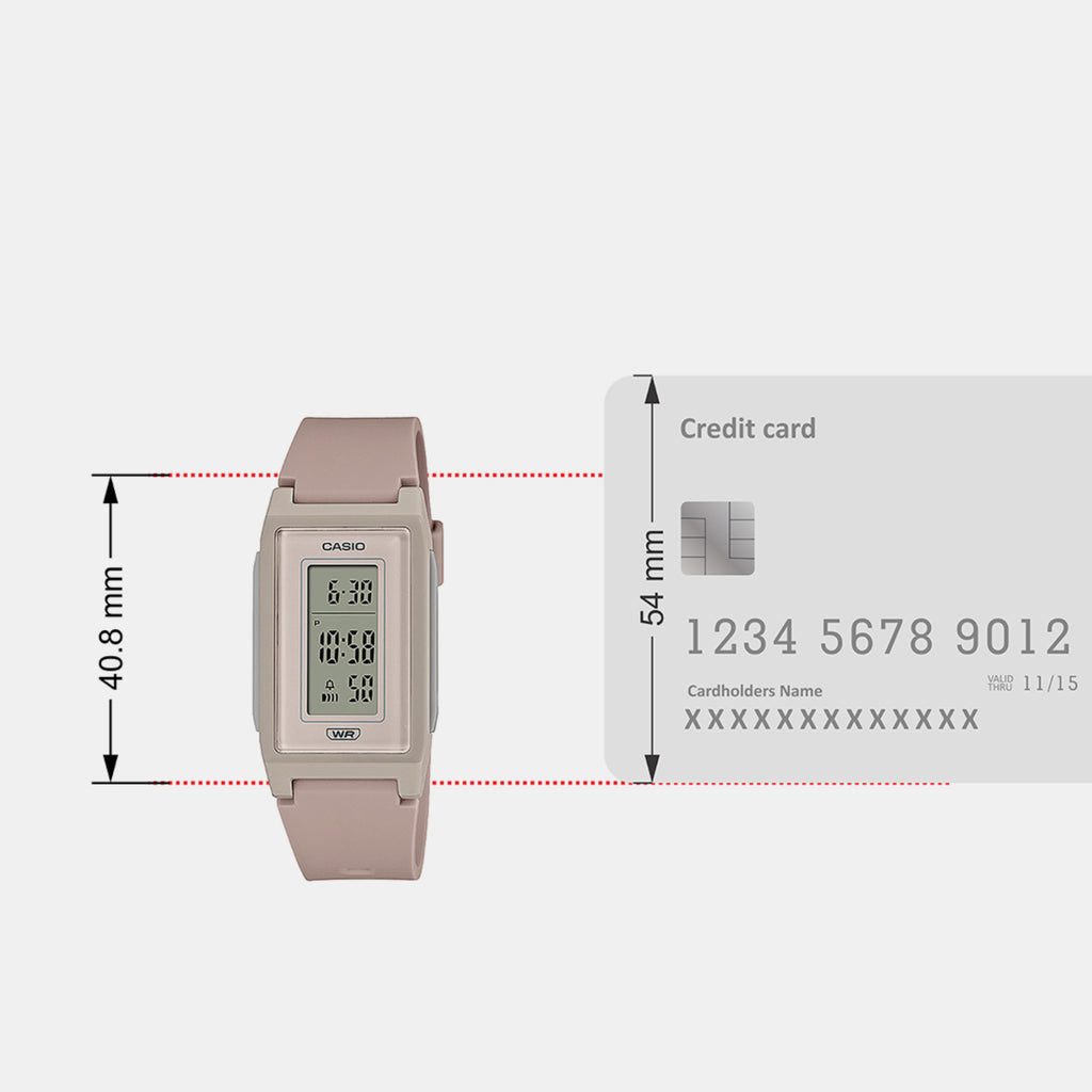 Casio Rectangular Quartz Digital Women watch