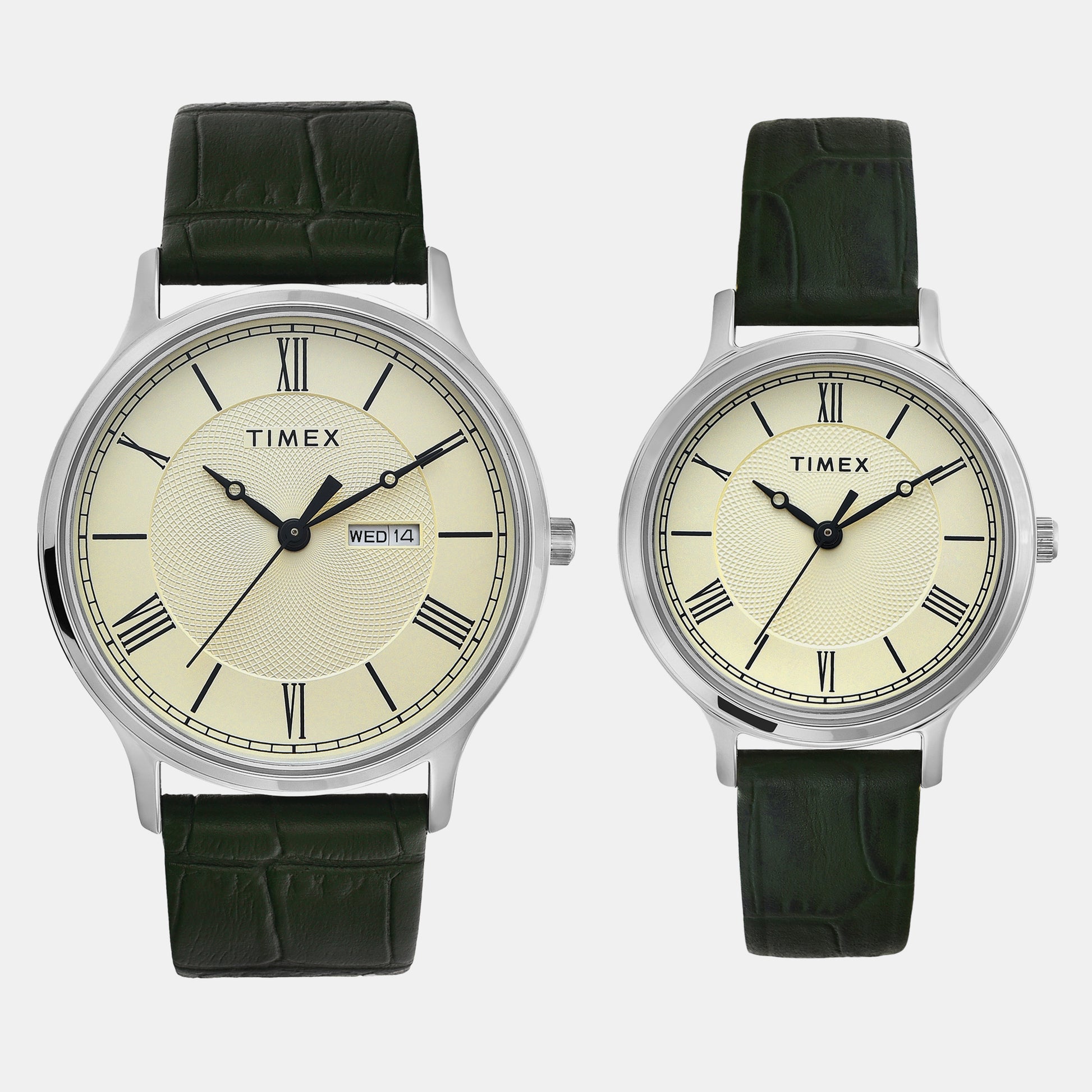 Classics Couple Beige Analog Leather Watch TW00PR299