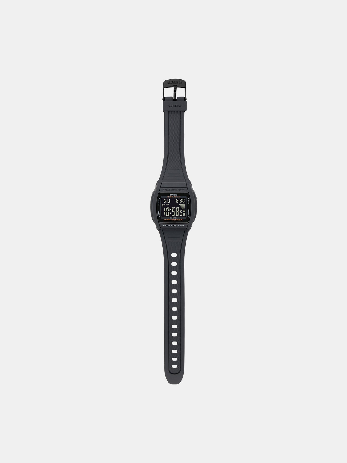 Youth Black Unisex Digital Resin Watch I126 - W-201-1BVDF