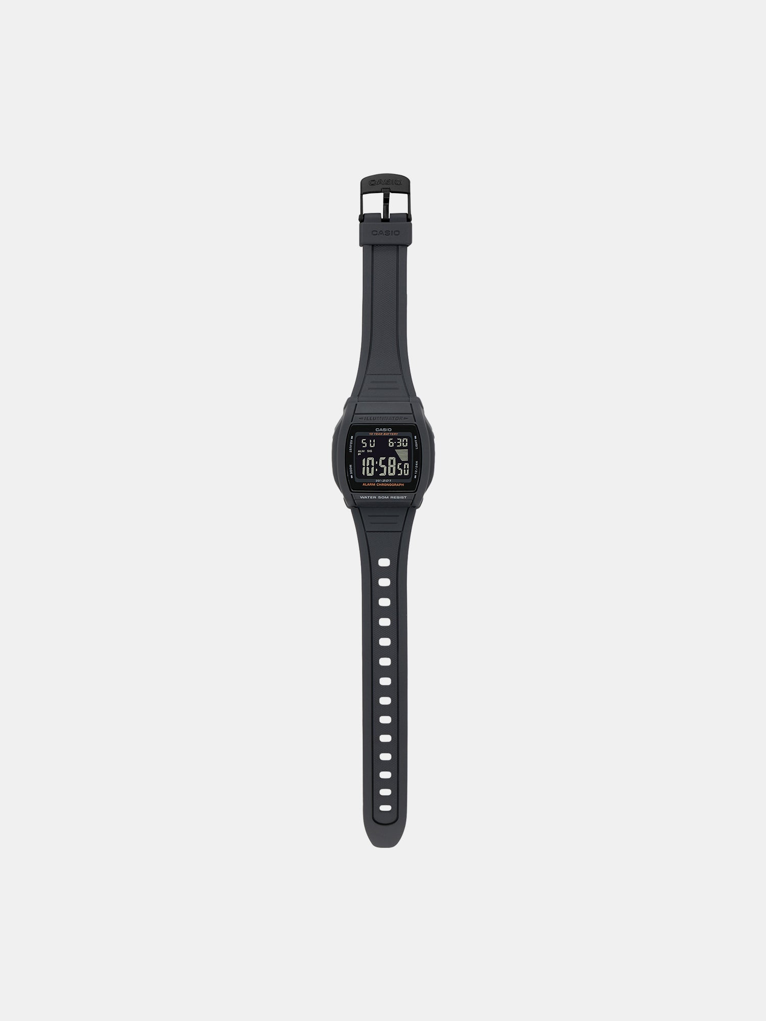 Youth Unisex Quartz Black Dial Digital Resin Watch I126