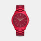 Michael Kors Round Red Analog watch