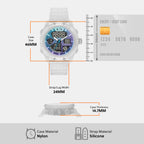 Armani Exchange Silicone Two Tone watch