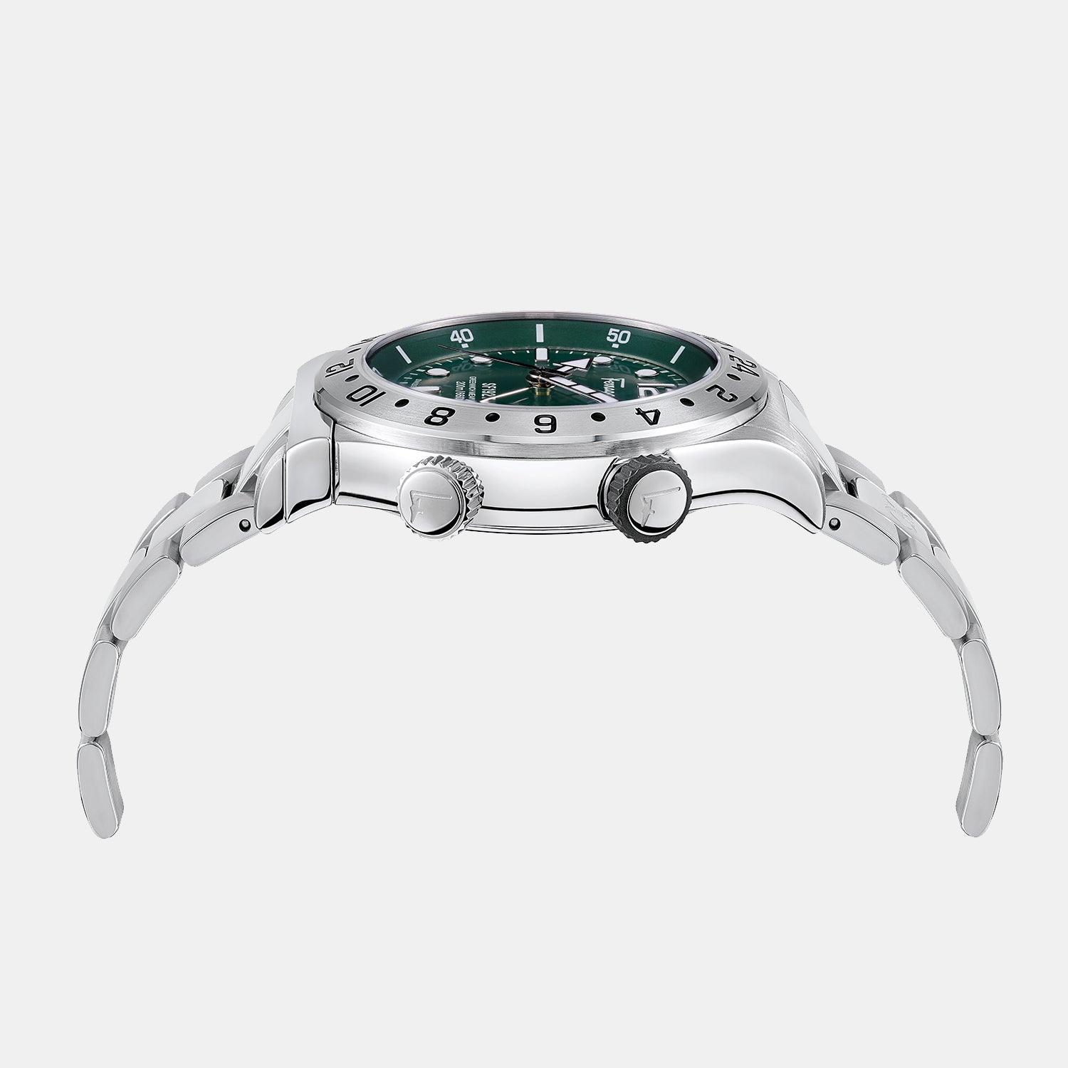 Ferragamo Men Round Green watch