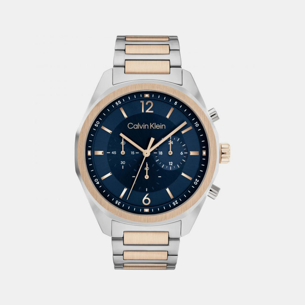 Calvin Klein Round Blue Chronograph watch