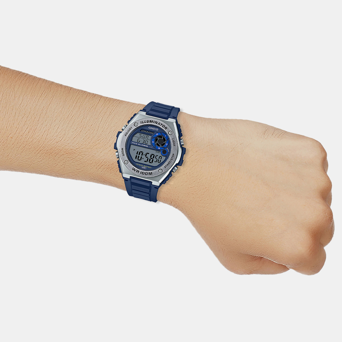 Casio Round Quartz Digital Men watch