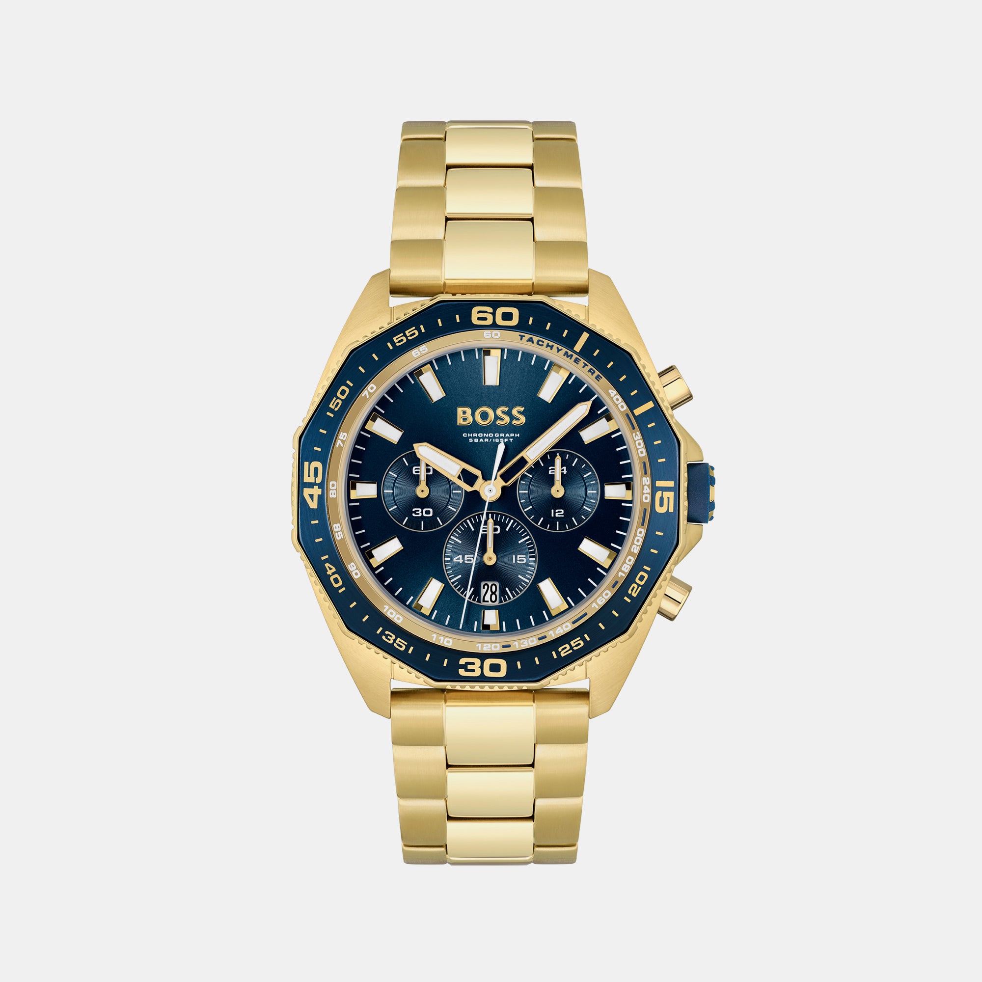 Boss Round Blue Chronograph watch