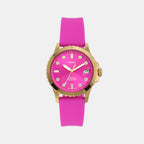 Fossil Round Pink Analog watch