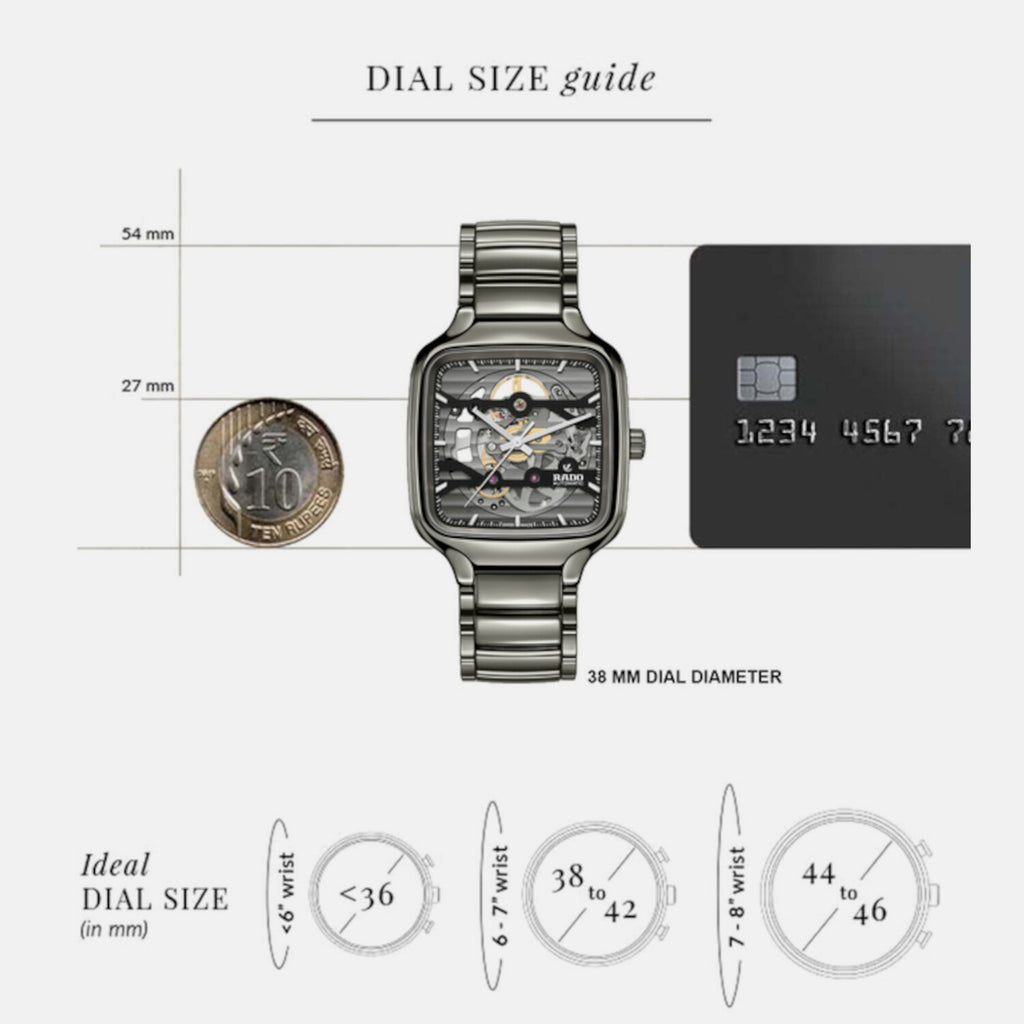 Rado 38 mm Grey Automatic watch