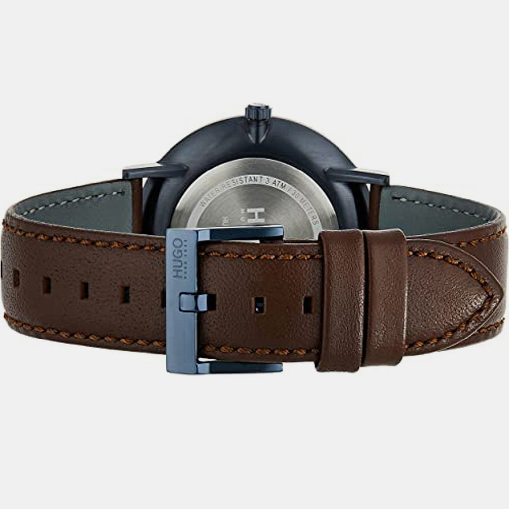 Boss Men Round White watch