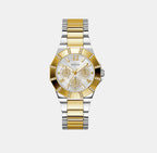 Guess Round Silver Chronograph watch