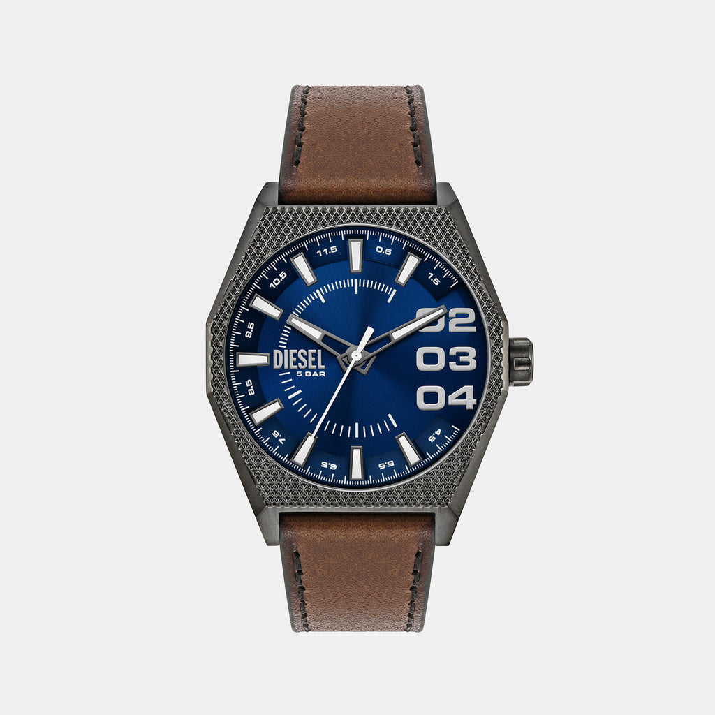 Diesel Round Blue Analog watch