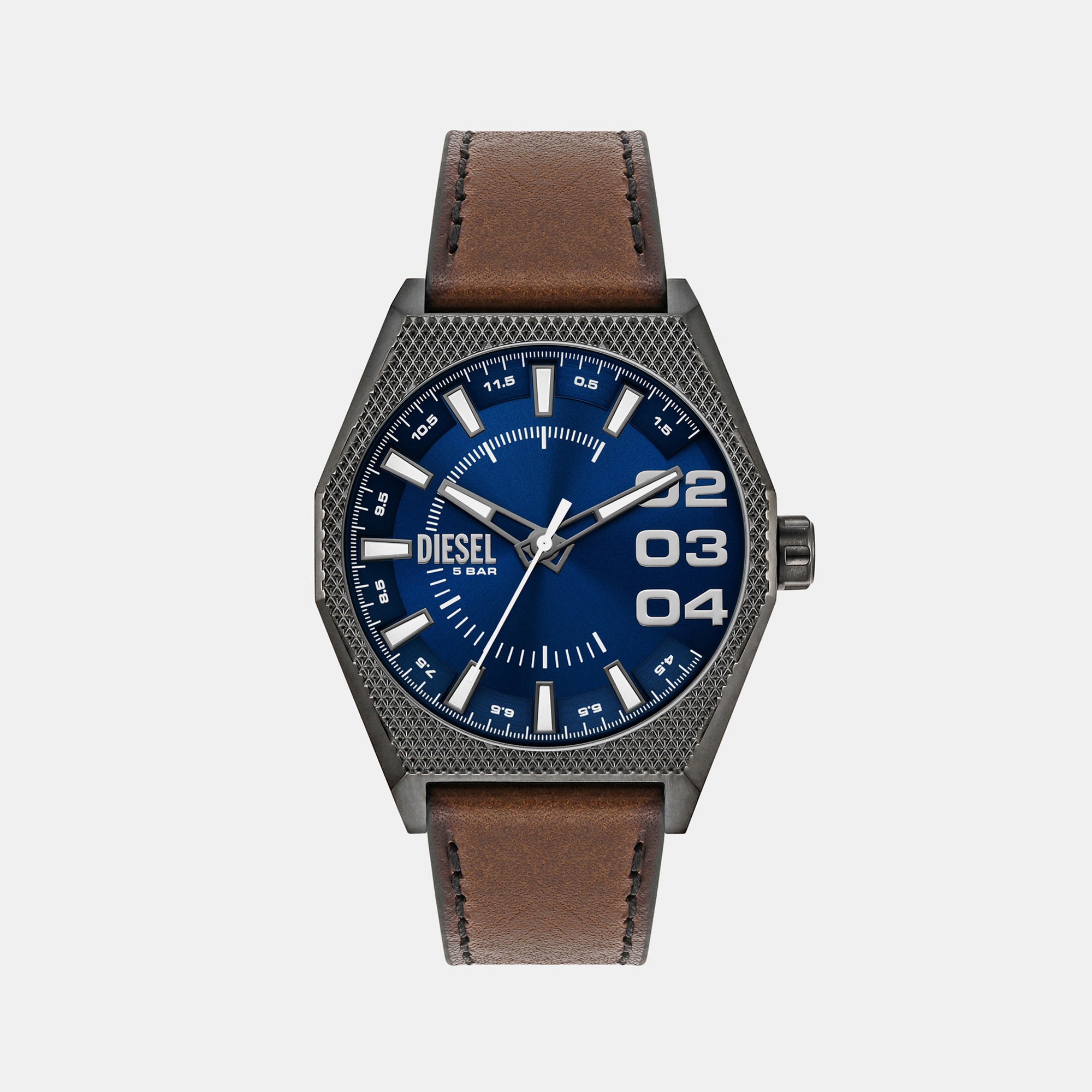 Diesel Round Blue Analog watch