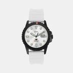 Fossil Round White Analog watch