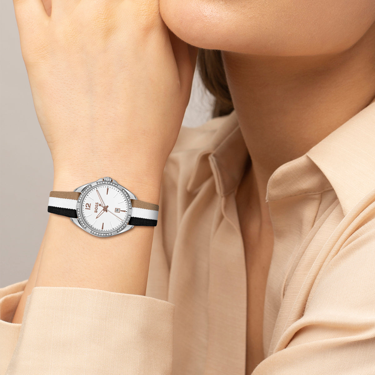 Boss Stainless Steel Round watch