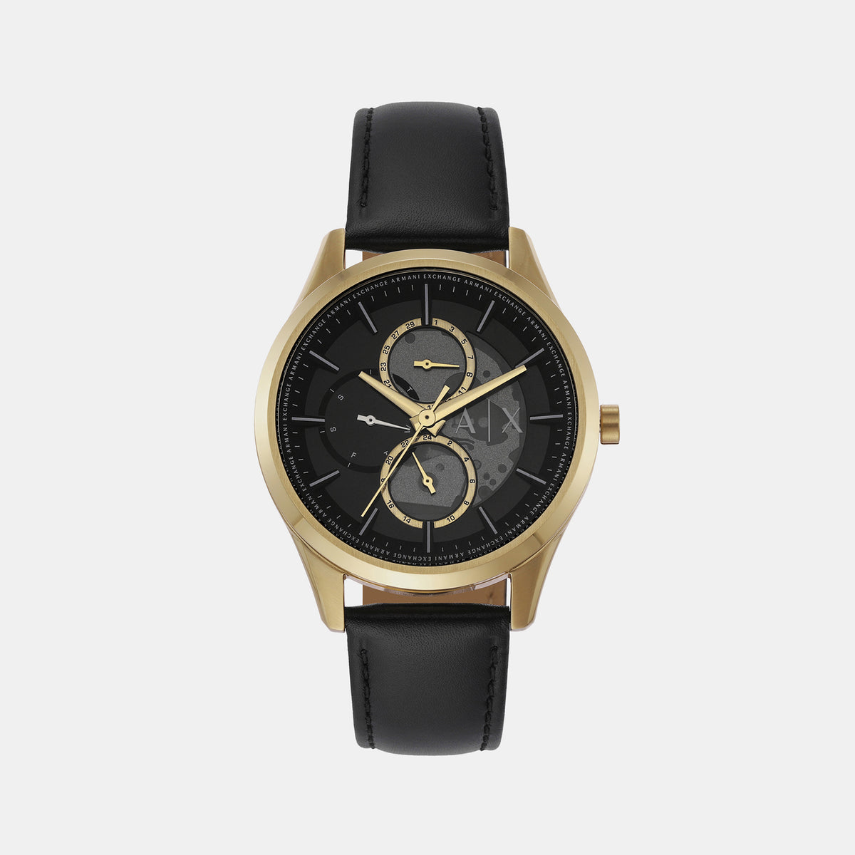Armani Exchange Round Black Analog watch