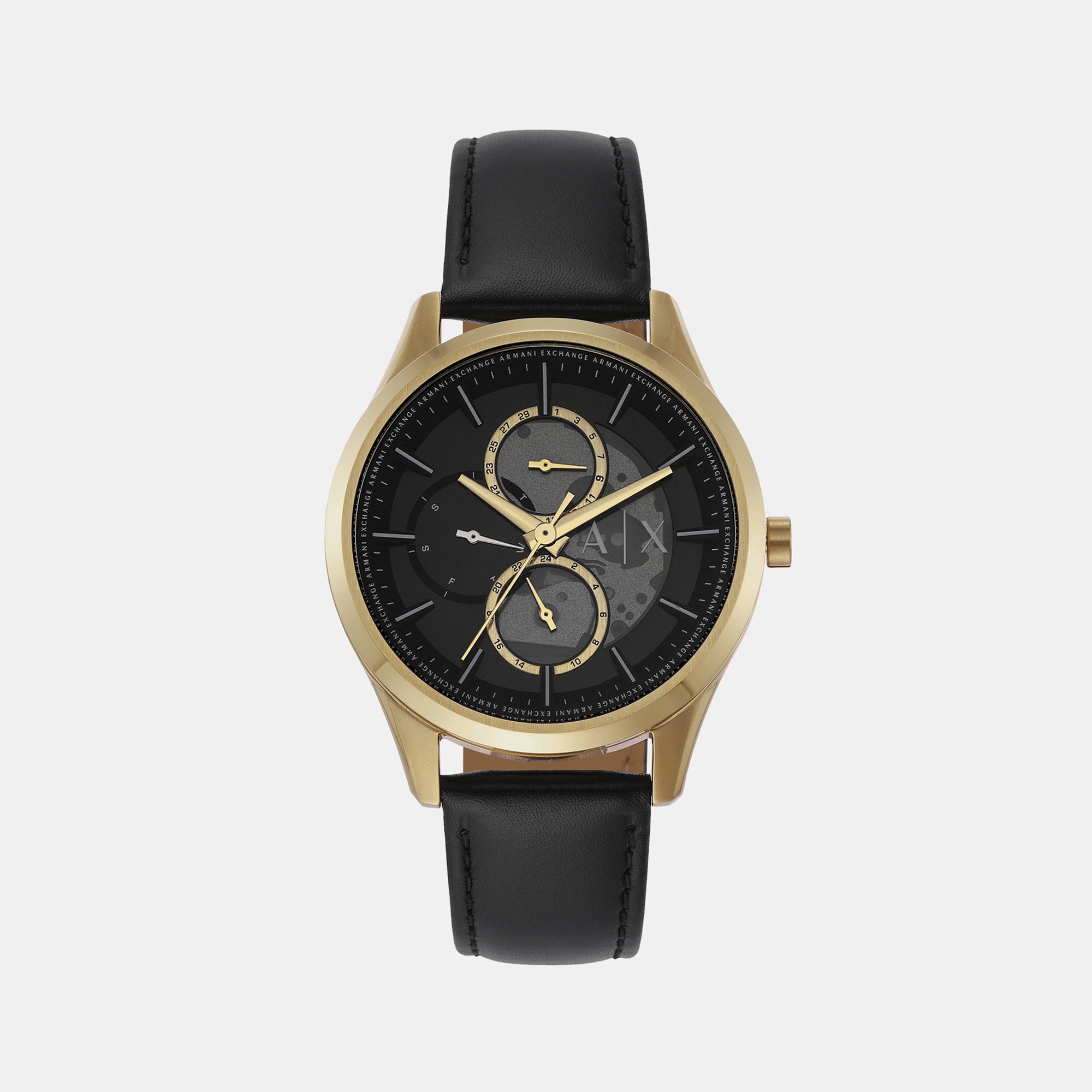 Armani Exchange Round Black Analog watch