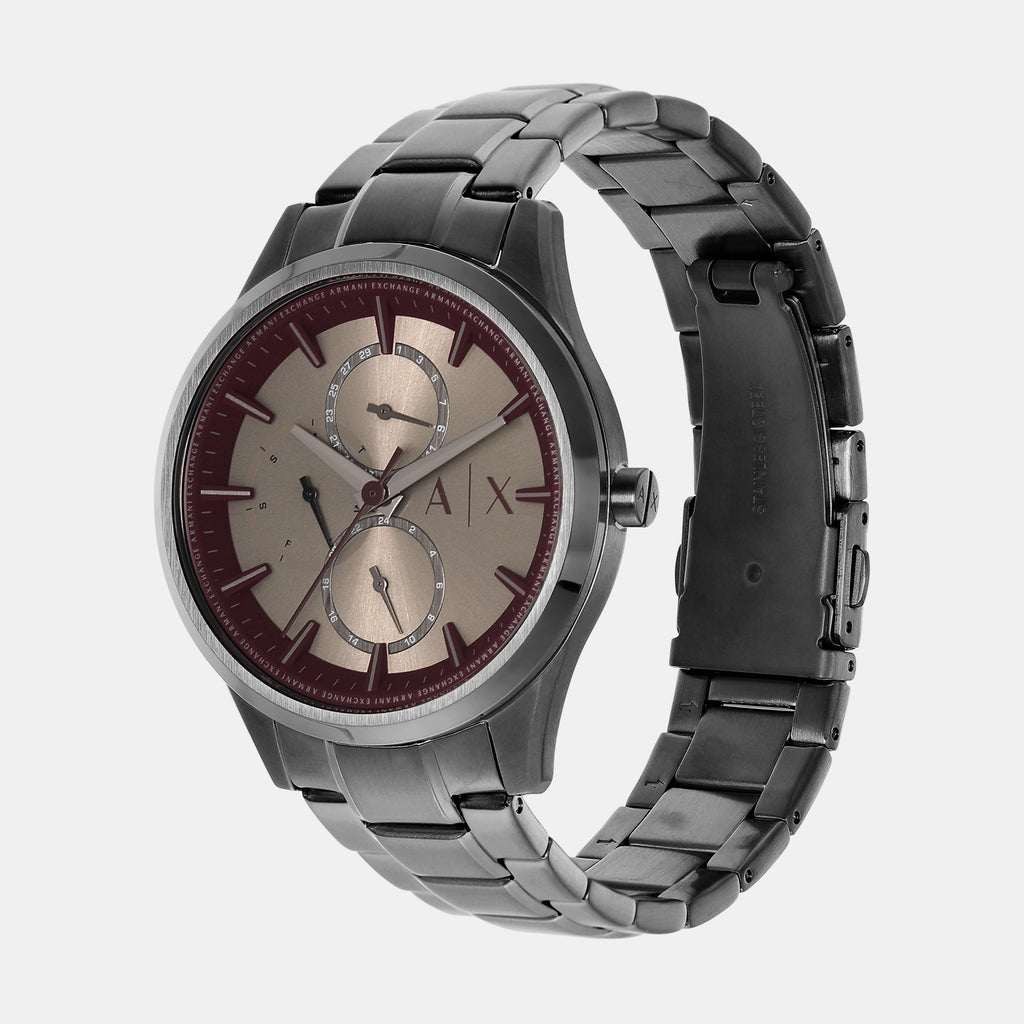 Armani Exchange Men Round Grey watch