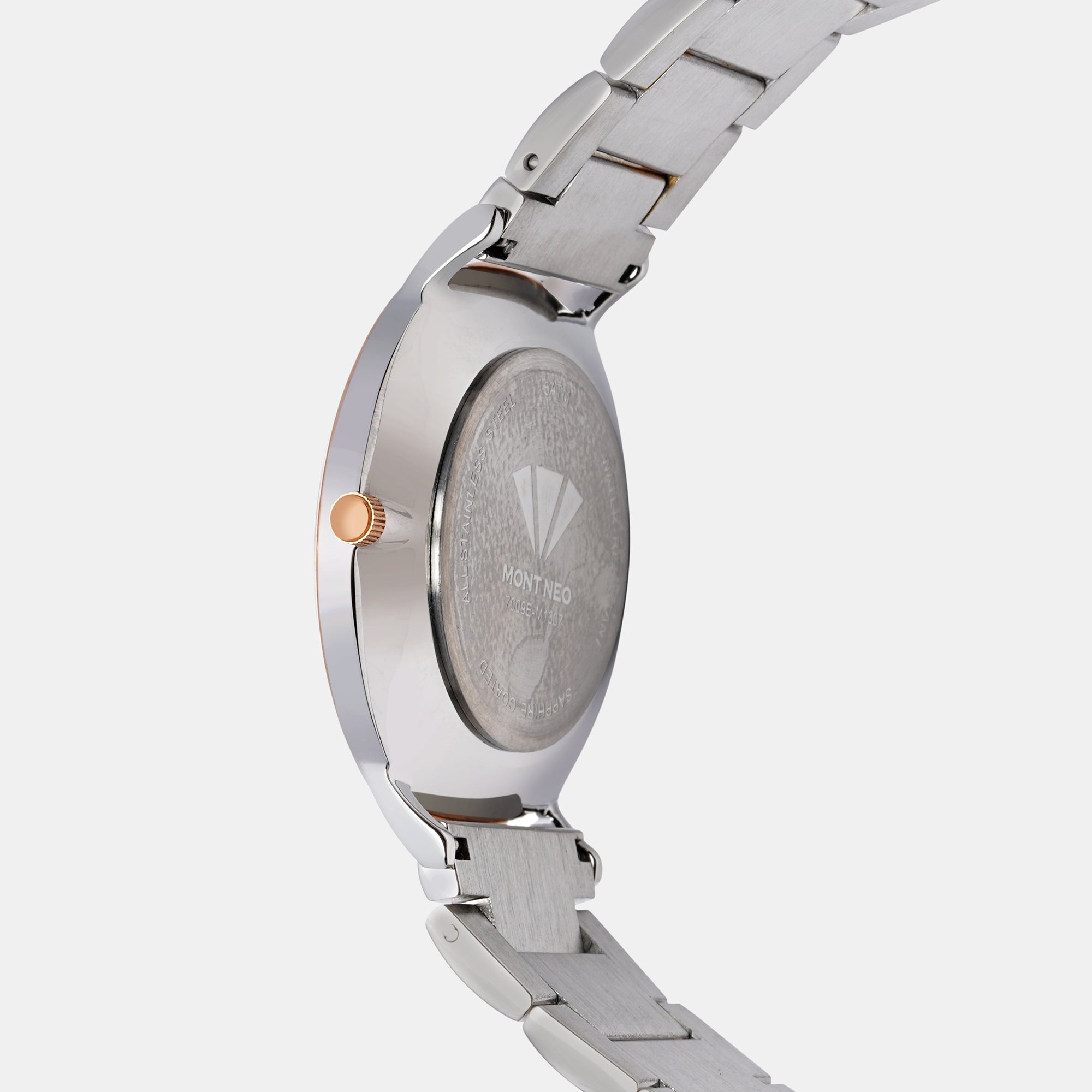 Mont Neo Women Round Rose Gold watch
