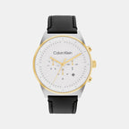 Calvin Klein Round White Chronograph watch