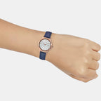 Sheen Women Quartz White Dial Analog Leather Watch SH208