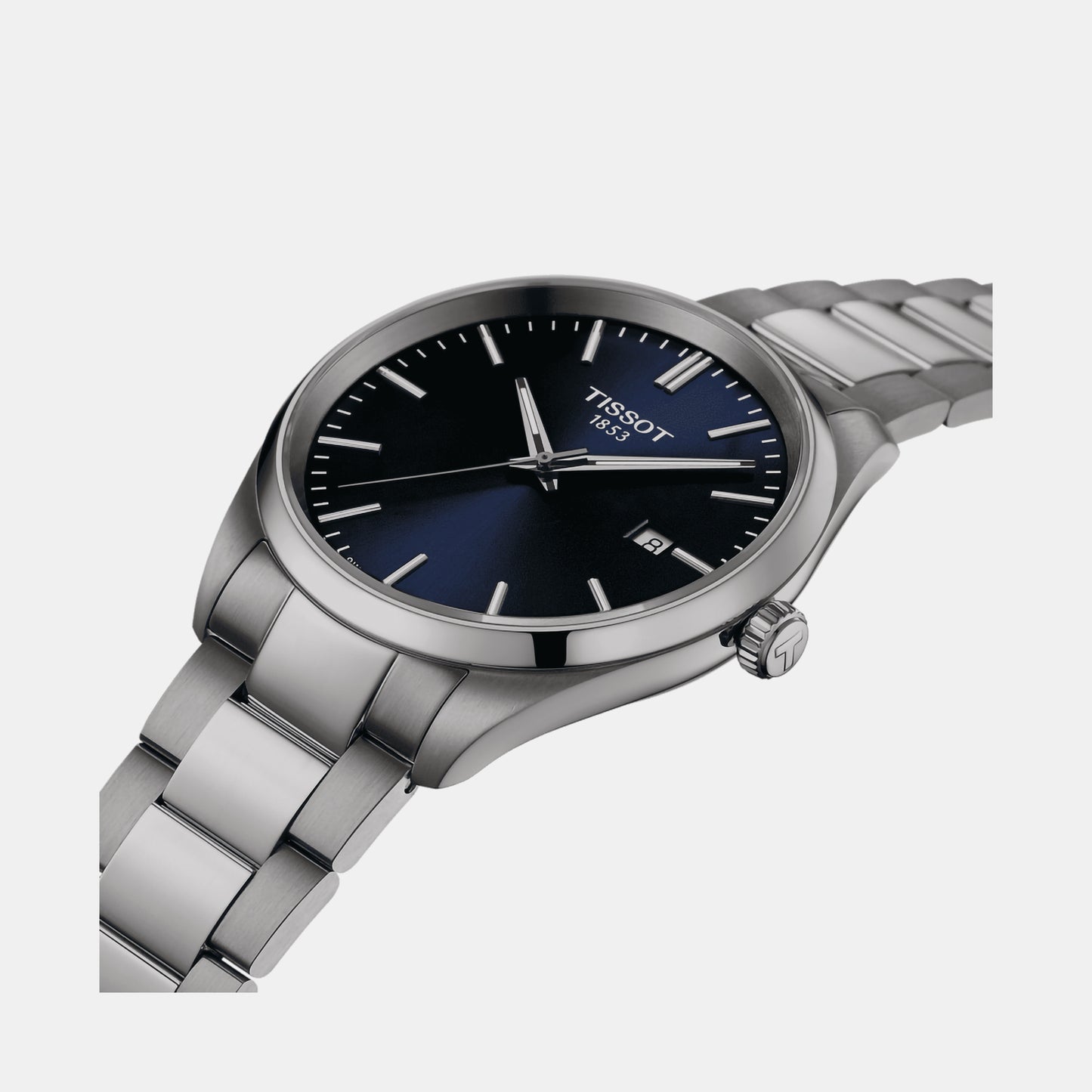 Male Blue Analog Stainless Steel Watch T1504101104100