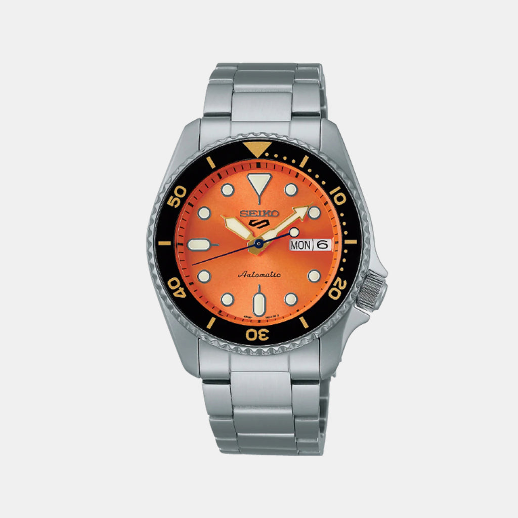 Seiko Round Orange Analog watch