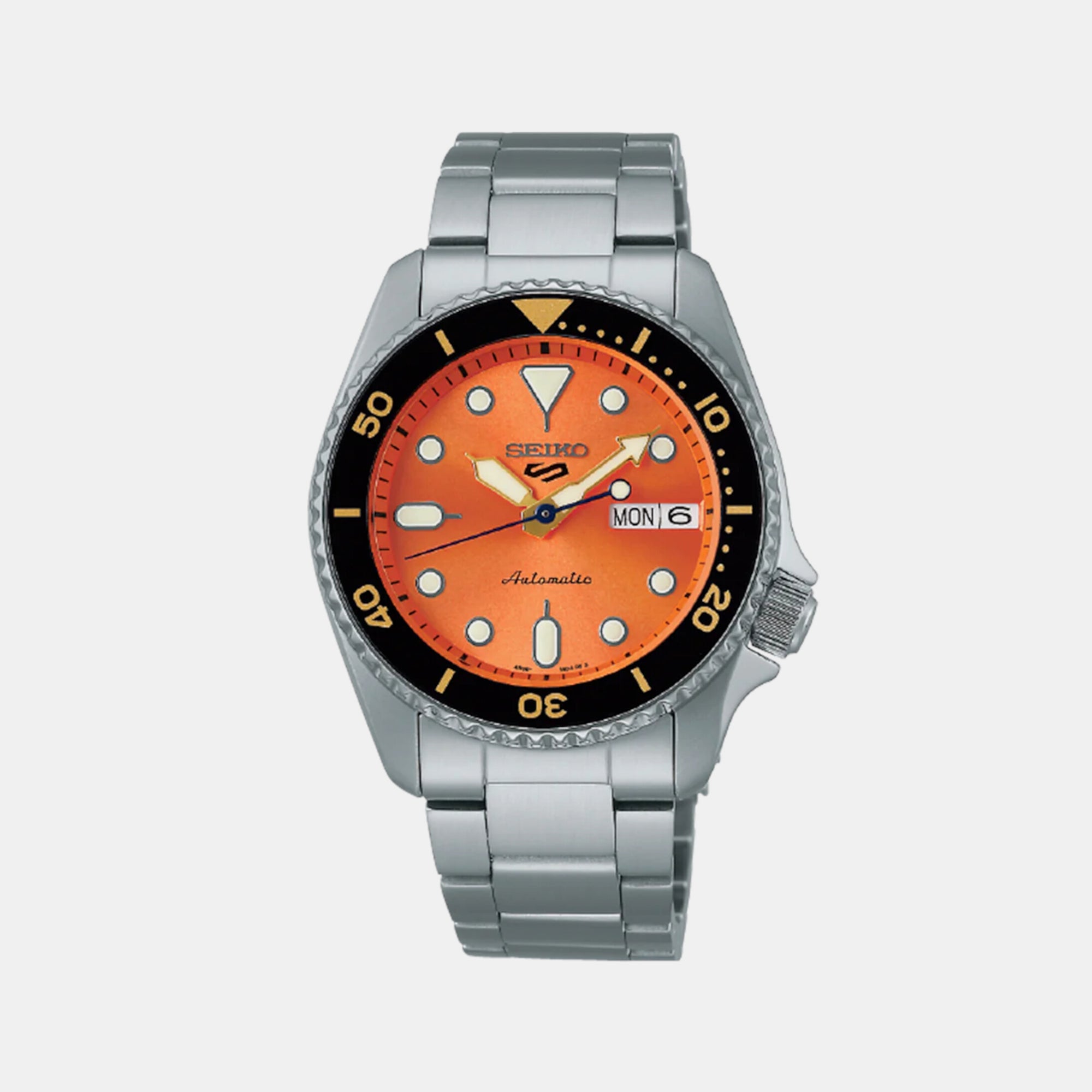 Seiko Round Orange Analog watch