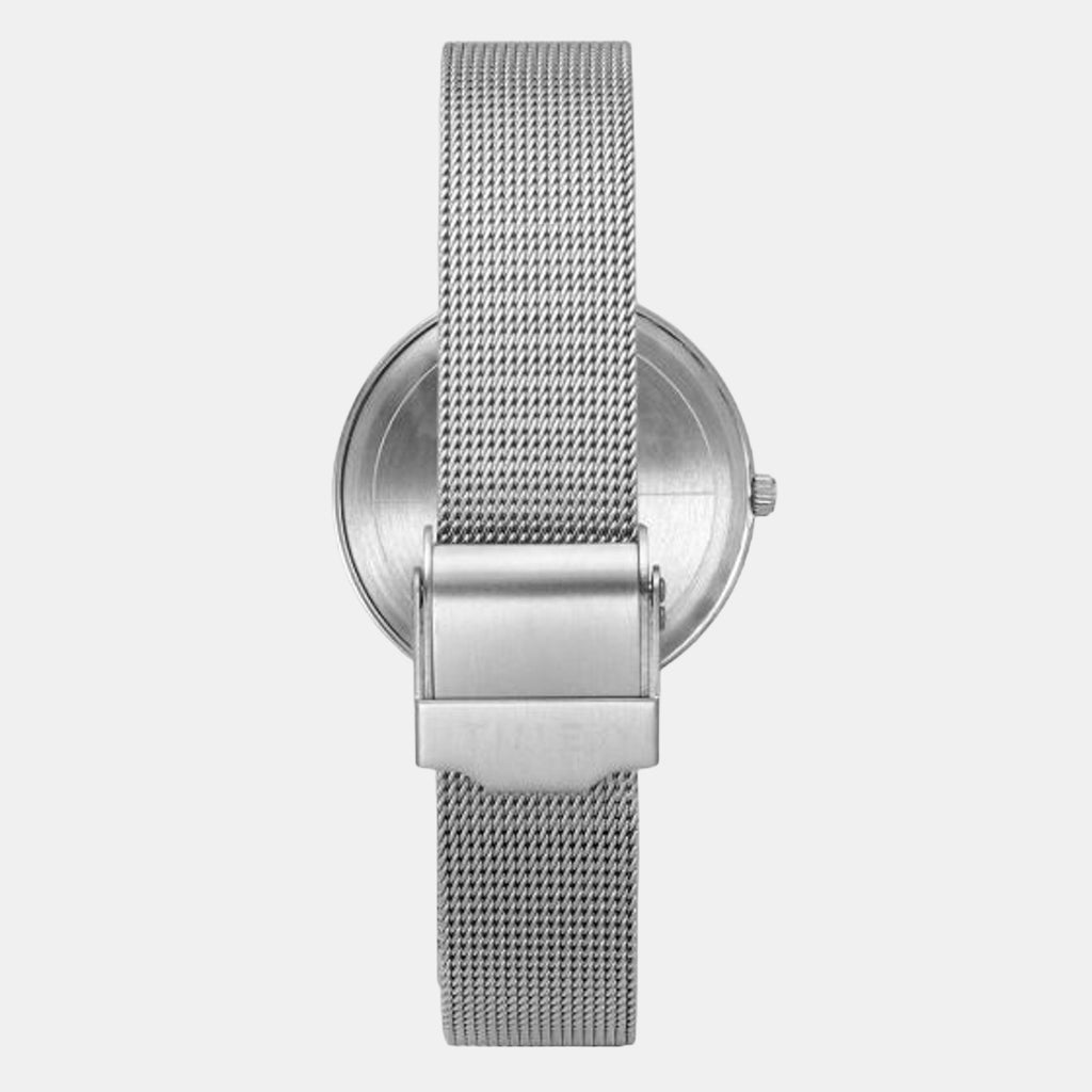 Fashion Women Quartz Blue Dial Chronograph Stainless Steel Watch TW000X241